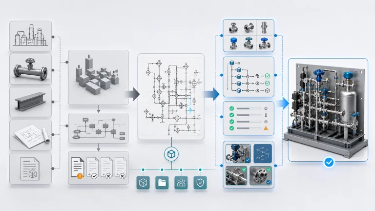 P&ID to native SOLIDWORKS automation visual
