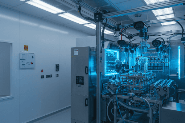 AI computer vision system monitoring CVD chamber