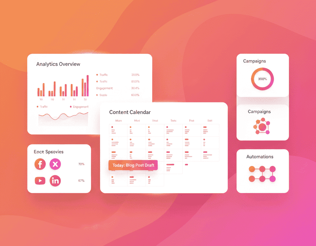 AI Virtual CMO: How BlogBurst.ai Automates Content Marketing Across 9 Platforms