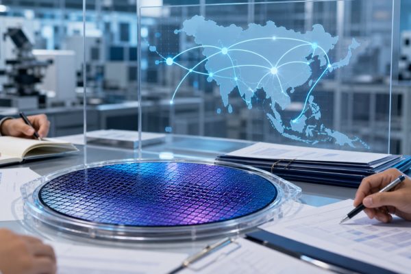 Asia mature-node MPW RFQ route planning with wafer and abstract coordination map