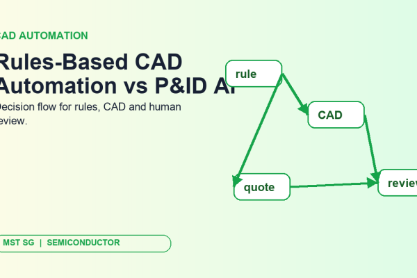 DriveWorks, Tacton and Rules-Based CAD Automation vs AI P&ID Assembly Generation visual