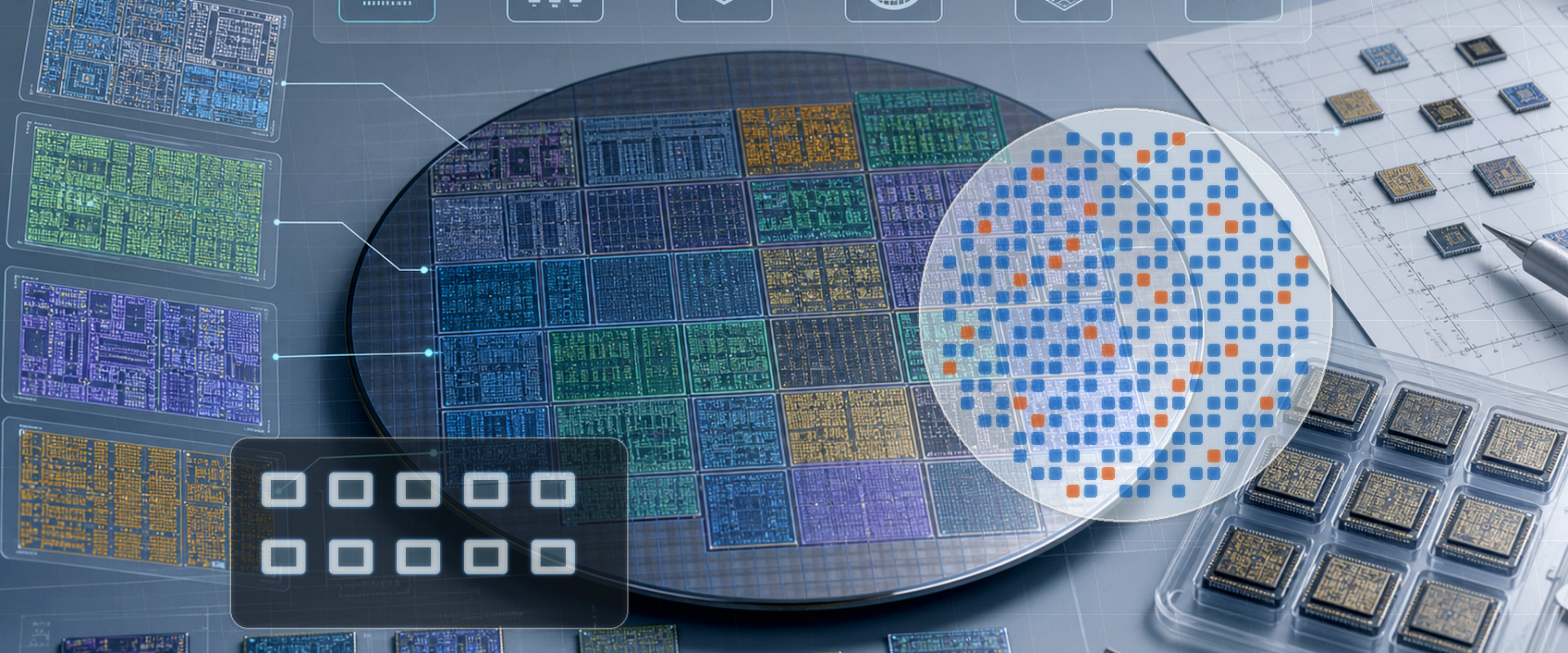 MPW shuttle wafer map and die count planning for first-silicon sample estimates